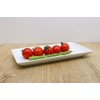 Castle Enterprise Chefs Buy Ripi Durable Dinnerware, Oblong Plate, White,
