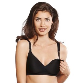 Anita Maternity Women's Miss Anita Nursing Bra, Black (Schwarz 001), 32B (Size: 70B)