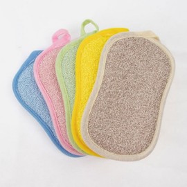 Double-Sided Multi-Purpose Kitchen Scrubber Sponges (5-Pack) 5-piece Set 10ea