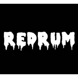 Ranger Products Redrum Murder Decal Sticker, Die Cut Vinyl Decal for Windows, Cars, Trucks, Tool Boxes, laptops, MacBook - virtually Any Hard, Smooth Surface