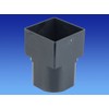 Wavin OSMA 4T836 BLACK Drain Adaptor Square to Round for