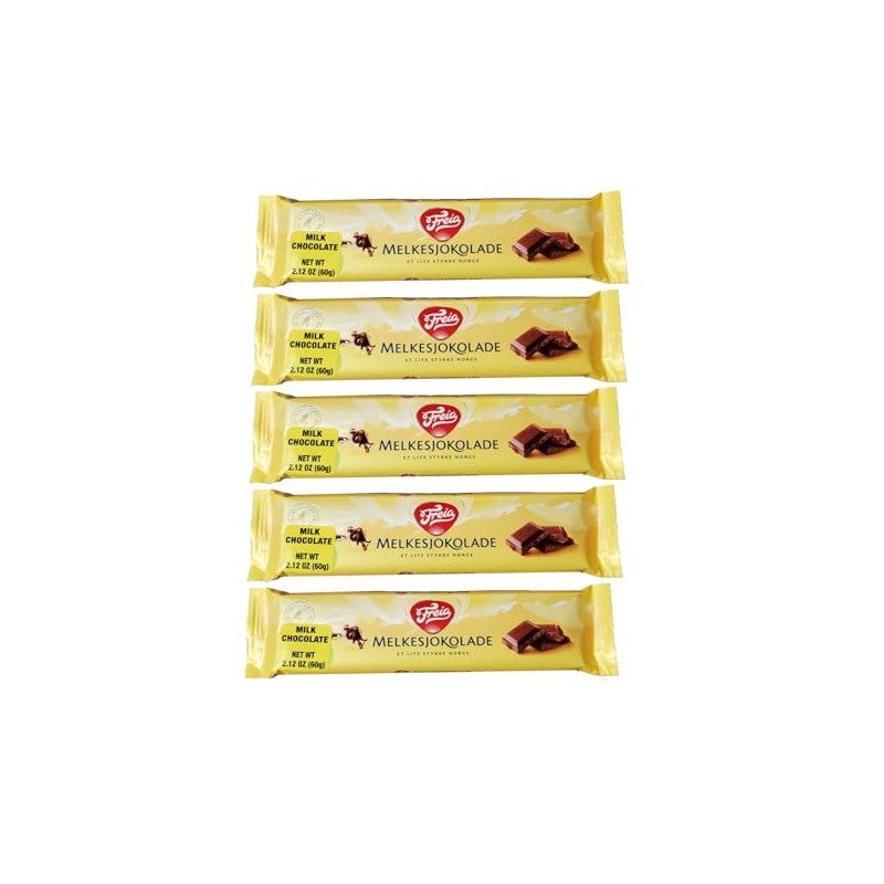 Freia Chocolate Small Size Bars 60g 5-Pack