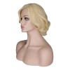 generic E Peluca De Cosplay Rizada Rubia Corta Para Mujer
