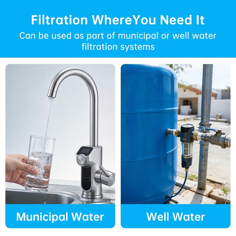 20" x 4.5" -5 Micron Whole House Sediment Filter Cartridge