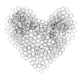 LIFKOME 500pcs Necklace Pinch Clip Jump Rings Open Design Jewelry Clasps for DIY Crafts Keychains Earrings Necklaces and Pendants Reliable Connectors for Effortless Assembly