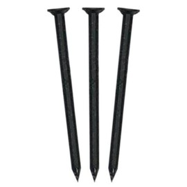 Eagle 1 Smooth Shank 304 Painted Stainless Steel Aluminum Fascia Cover and Siding Nails -1lb Boxes, 1.25 inch, about 600 nails per box (5LB BLACK)