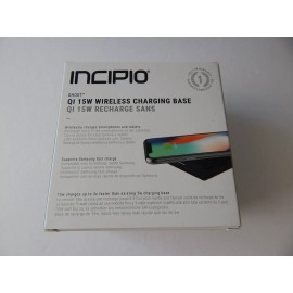 Incipio Universal QI 15W Wireless Charging Base Black New