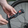 HEYNER® Hand Pump with Pressure Gauge, Compact Bicycle Pump with
