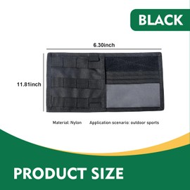 Arwrilt Car Sun Visor Organizer, Versatile Pocket Organizer for Card Pen Glasse, Visor Organizer Storage Pouch, Universal Automotive Outdoor Storage Bag, Fit for Most Cars Trucks (Black)