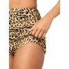 Norma Kamali Women's Bill Bottom, Cheetah Patch, Large