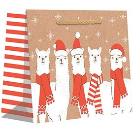 Jillson Roberts Tiny Bags, Llamas on Kraft (30 Pcs)