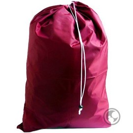 Extra Large Jumbo Laundry Bag with Drawstring, Color: Burgundy, Size: 30x45