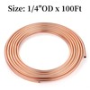 BELLA BAYS Copper Tubing 1/4" OD x 0.194" ID x