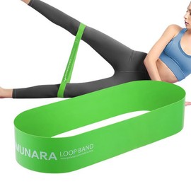 Loop band level 1 green squat lower body hip dip home workout resistance band / 루프밴드 1단계 그린 스쿼트 하체 힙딥 홈트 탄력밴드