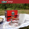 Dr.Camp 2 Pack Stainless Steel Burger Press with Real Wood