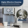 Abeskch Coffee Machines Steam Cleaning Brush,Featuring a Scoop-Shaped end and