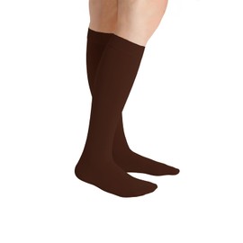 Juzo Soft 15-20 mmHg Compression Stockings, Knee High, Closed Toe | Compression Socks for Women/ Men for Tired, Aching or Swollen Legs, Minor Varicosities | Mocha, X-Small (I)