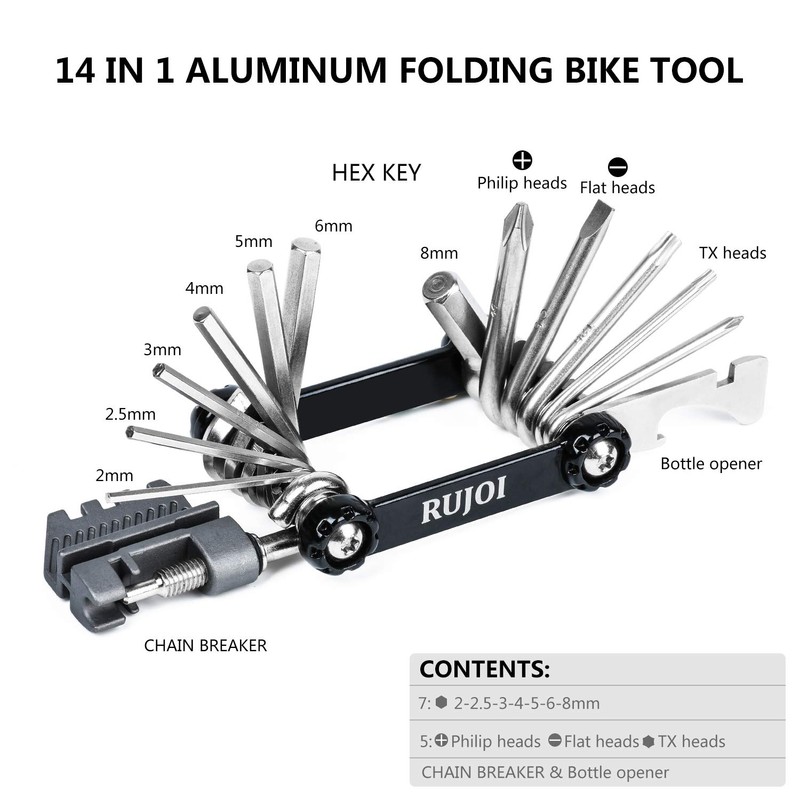 RUJOI Semi-Metallic Bicycle Disc Brake Pads for Shimano/Tektro/TRP & etc.