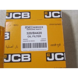 JCB NEW GENUINE OEM JCB Oil Filter 320/B4420