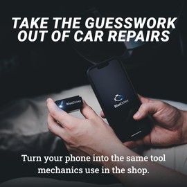 BlueDriver Bluetooth Pro OBDII Scan Tool for iPhone & Android - No Subscription Fee - OBD2 Car Scanner and Code Reader - Diagnose Check Engine, ABS, SRS, Airbag & 7000+ Issues on Vehicles 1996+