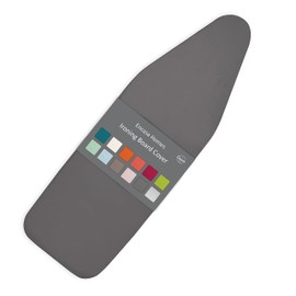 Encasa Homes Ersatzbügeltischbezug mit extra dickem 4-mm-Filzpolster - Grau - einfarbig Baumwolle, elastisch, (Passt zu Mittel Standardbrettern von 114 x 35 cm) Wärmereflektierend
