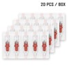 WARRIOR Cartuchos agujas tatuaje professional rojos esterilizados con gas Eo
