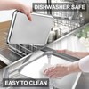 4 Pieces Baking Sheet Set, CEKEE Stainless Steel Cookie Sheets
