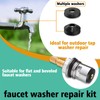XBVV 106 PCS Faucet Washer Assortment Kit with Assorted Flat