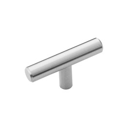 Hickory Hardware HH075591-SS Bar Pull Collection Knob T, 2-3/8 Inch, Stainless Steel