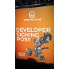 BlizzCon 2023 Overwatch 14x20 poster devs signed