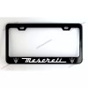none Black Maserati Saetta License Plate Frame Custom Made of