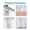 100Pcs Metal Curtain Hooks, FUNCYboo Drapery Pin Stainless Steel Hooks