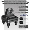 AUTMATCH D Ring Shackle Mount with Backer Plate (2 Pack)