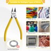BOOSDEN Small Wire Cutters 2 Pack, 6 inch Wire Cutting