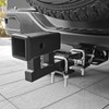 KAIRAY 1-1/4 inch to 2 inch Hitch Adapter Trailer Hitch