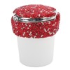 Car Ashtray DiamondStudded Smokeless Container with LED Light Indicator Multifunctional