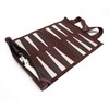 Sondergut Roll-Up Suede Backgammon Game (Color-Mocha)