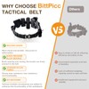 BittPicc 8 in 1 Police Utility Belt with 4 Pcs