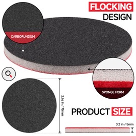 20 Pcs 180 to 3000 Grit Sanding Sponge Set,Ultra Fine Sanding Sponges Pads, Soft Foam Hand Sander Block Wet Dry Sandpaper for Model Drywall Metal Wood Furniture Polishing