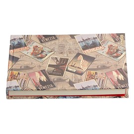 Magicamente Carta 2 x A5 Sketchbook Sketchbook Drawing Pad Hard Cover Gold Powder Decoration 96 Sheets Smooth Suede Paper Venice