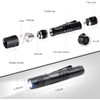 RISEMART Super Small Mini Flashlight AAA 100 Lumens Ultra Bright
