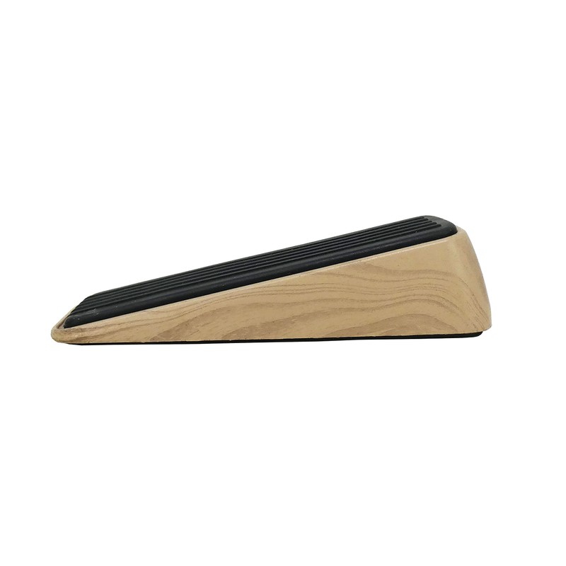Shepherd Hardware 9333 Designer Door Wedge, Woodgrain, Non-Skid Rubber Base