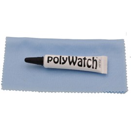 New Polywatch Plastic Crystal Glass Polish & Scratch Remover Repair Tool Set with Cloth