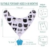 vuminbox Baby Bandana Drool Bibs 6-Pack and Teething Toys 6-Pack