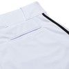 CHAMPRO Standard Triple Crown 2.0 Baseball Knickers with Braid, White,