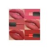 Set De 3 Pintalabios De Terciopelo, Maquillaje Labial