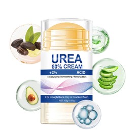 60% Urea Fußcreme 2% Säurecreme – Fußpflegecreme Stick für rissige Fersen und trockene Haut – Hornhaut- und Schwielenentferner Feuchtigkeitscreme Foot Cream Stick für Hände und Füße