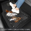 Bling Glitter Car Floor Mats Heavy Rubber Deep Water Proof,