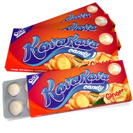 Ozia Originals Kava Kava Candy - 8 Kava Candies Per Pack, Kava Extract Stress Relief Supplement, Natural Kava Root Chill Happy Pill, Encourages Positive Mood - Ginger Mint Flavor, 4 Packs