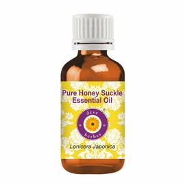 Deve Herbes Pure Honey Suckle Essential Oil (Lonicera Japonica) Steam Distilled 10ml